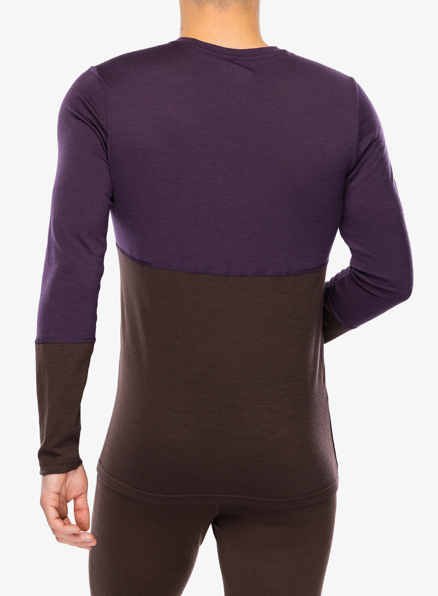 Funkční mikina Ortovox 185 Rock N Wool Long Sleeve - dark wild berry