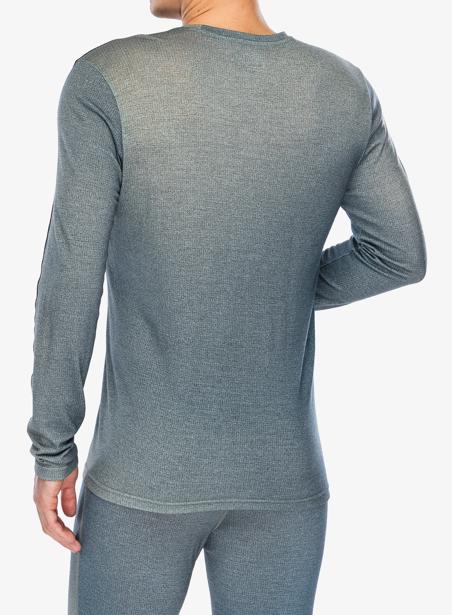 Funkční mikina Ortovox 185 Rock'N'Wool Print LS - aop green sage