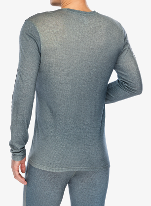 Funkční mikina Ortovox 185 Rock'N'Wool Print LS - aop green sage