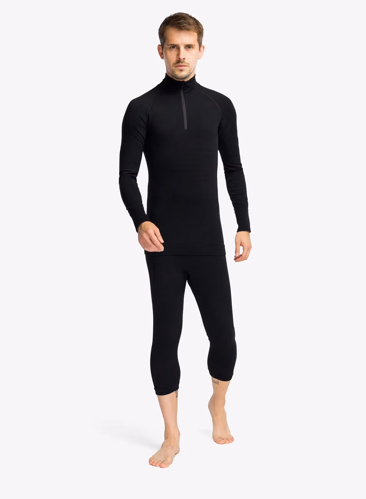 Funkční mikina Ortovox 230 Competition Zip Neck - black raven
