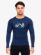 Termoaktivní mikina Sensor Merino DF Tee L/S - deep blue camp