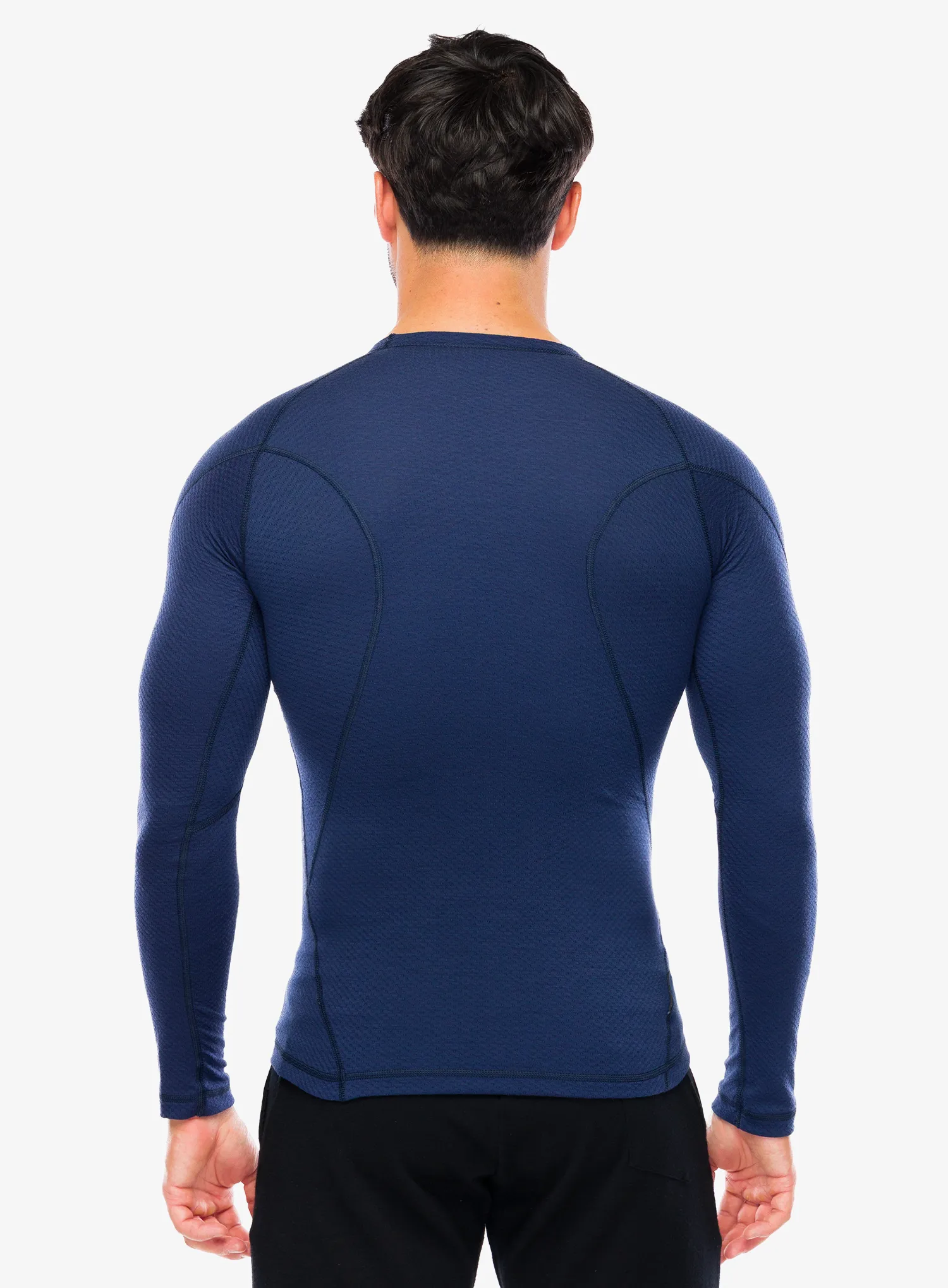 Termoaktivní mikina Sensor Merino DF Tee L/S - deep blue camp