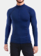 Termoaktivní mikina Sensor Merino DF Tee L/S Zip - deep blue