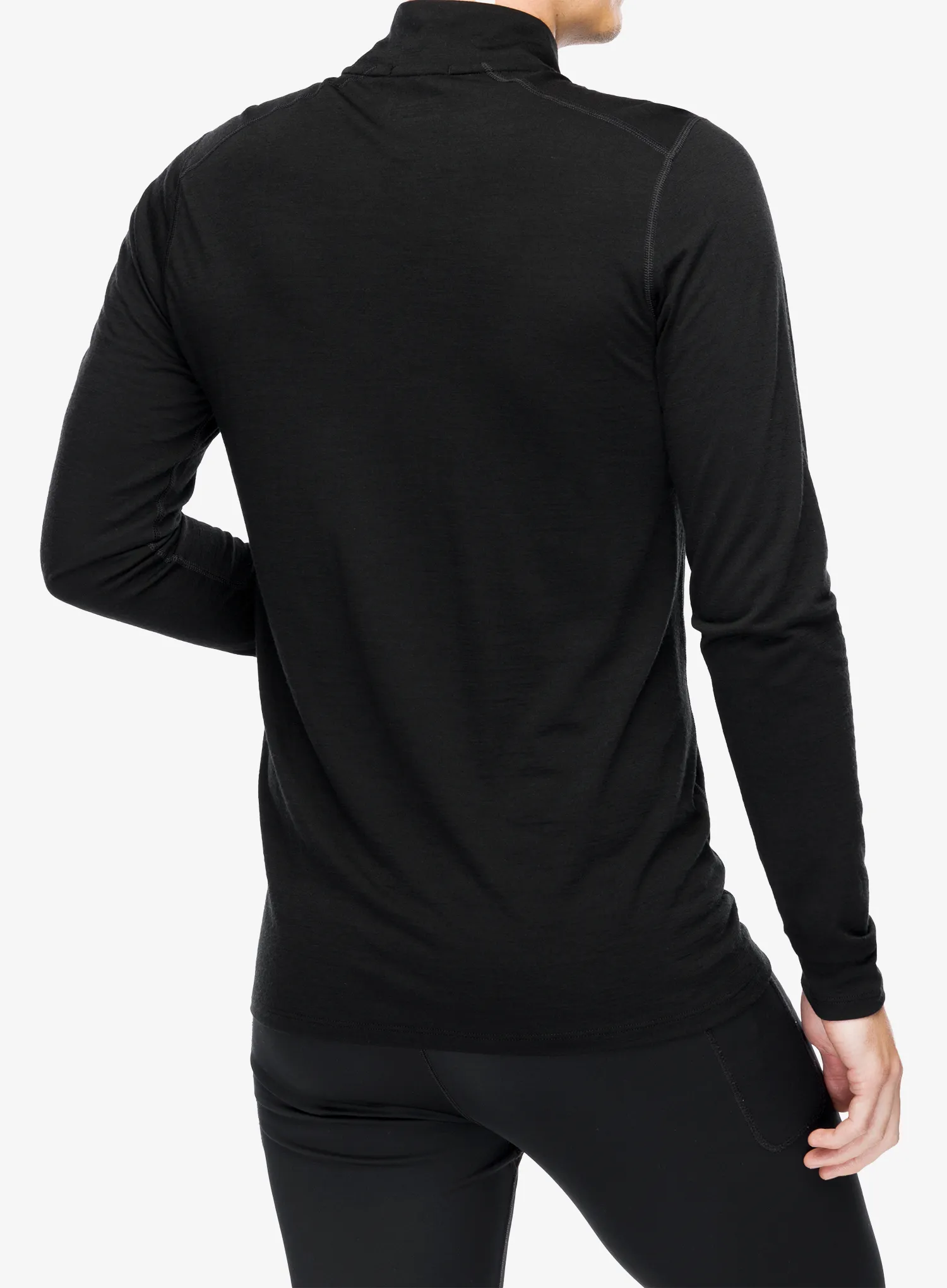 Funkční mikina Smartwool Classic All-Season Merino BL 1/4 Zip Boxed - black