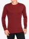Funkční mikina Smartwool Merino 250 Baselayer Crew - currant heather