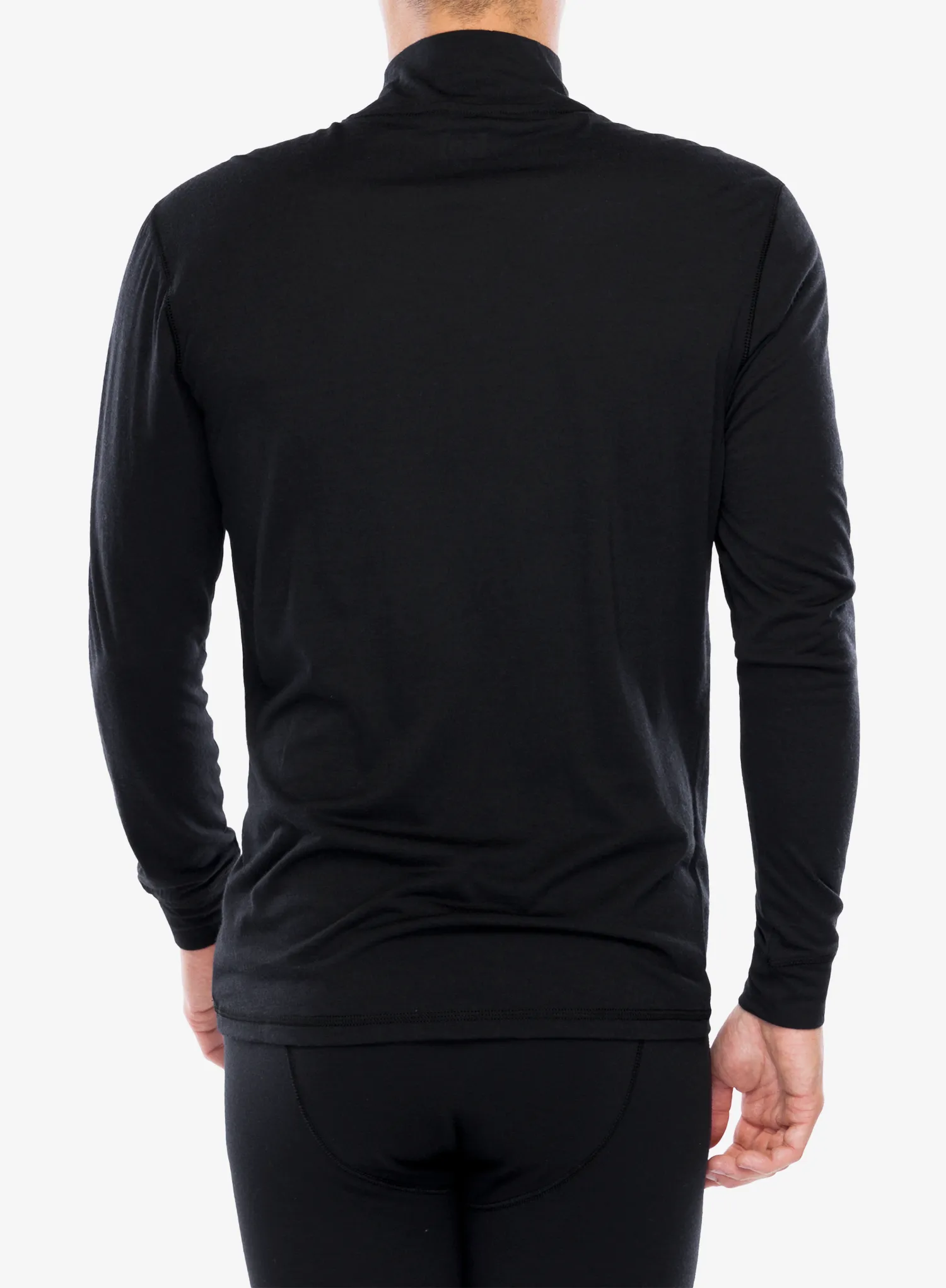 Funkční mikina Super.natural Tundra175 Turtleneck - jet black