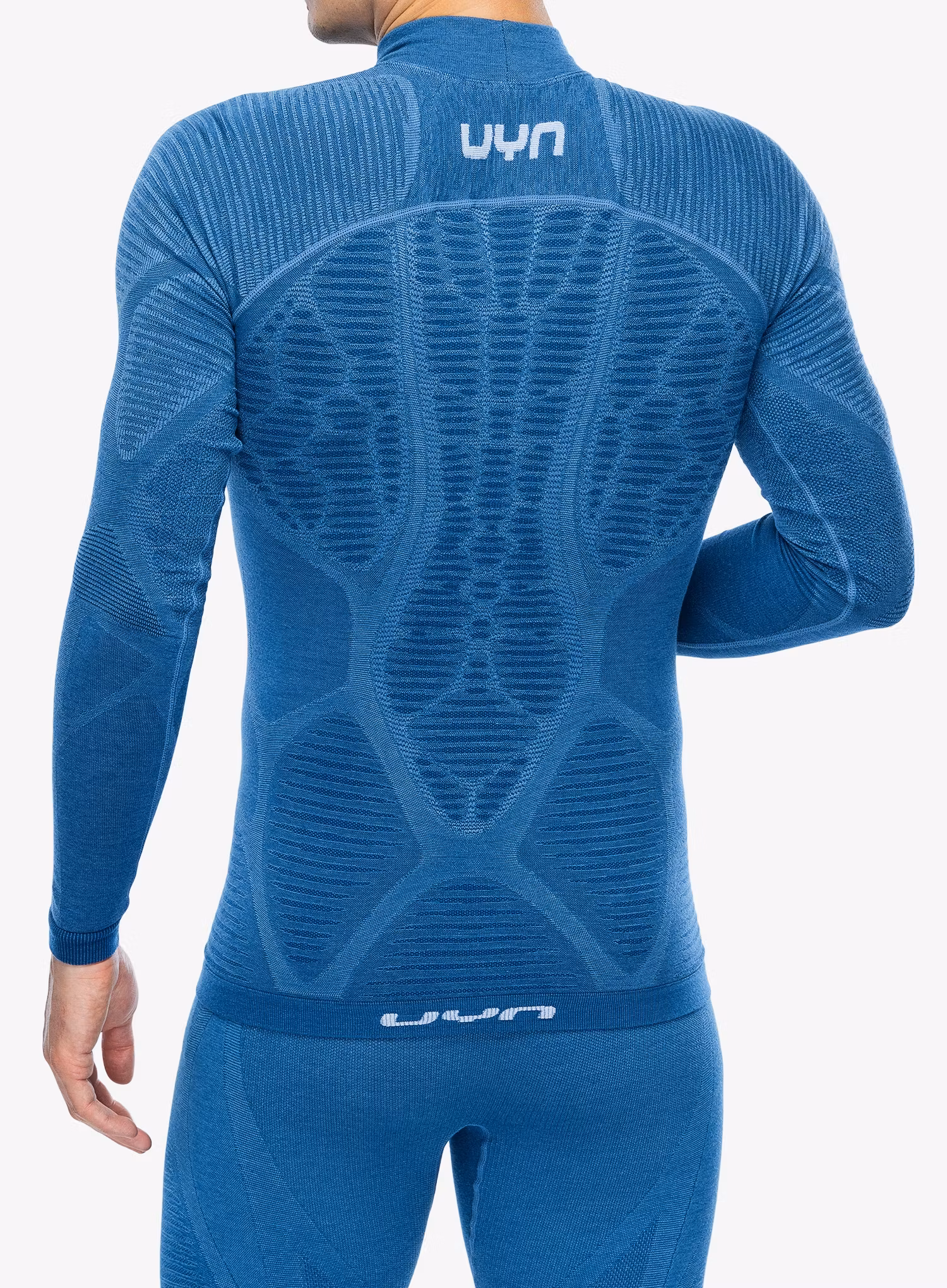 Funkční mikina UYN Elevatyon Biomorph UW Shirt Long Sleeve Turtle Neck  - blue atoli