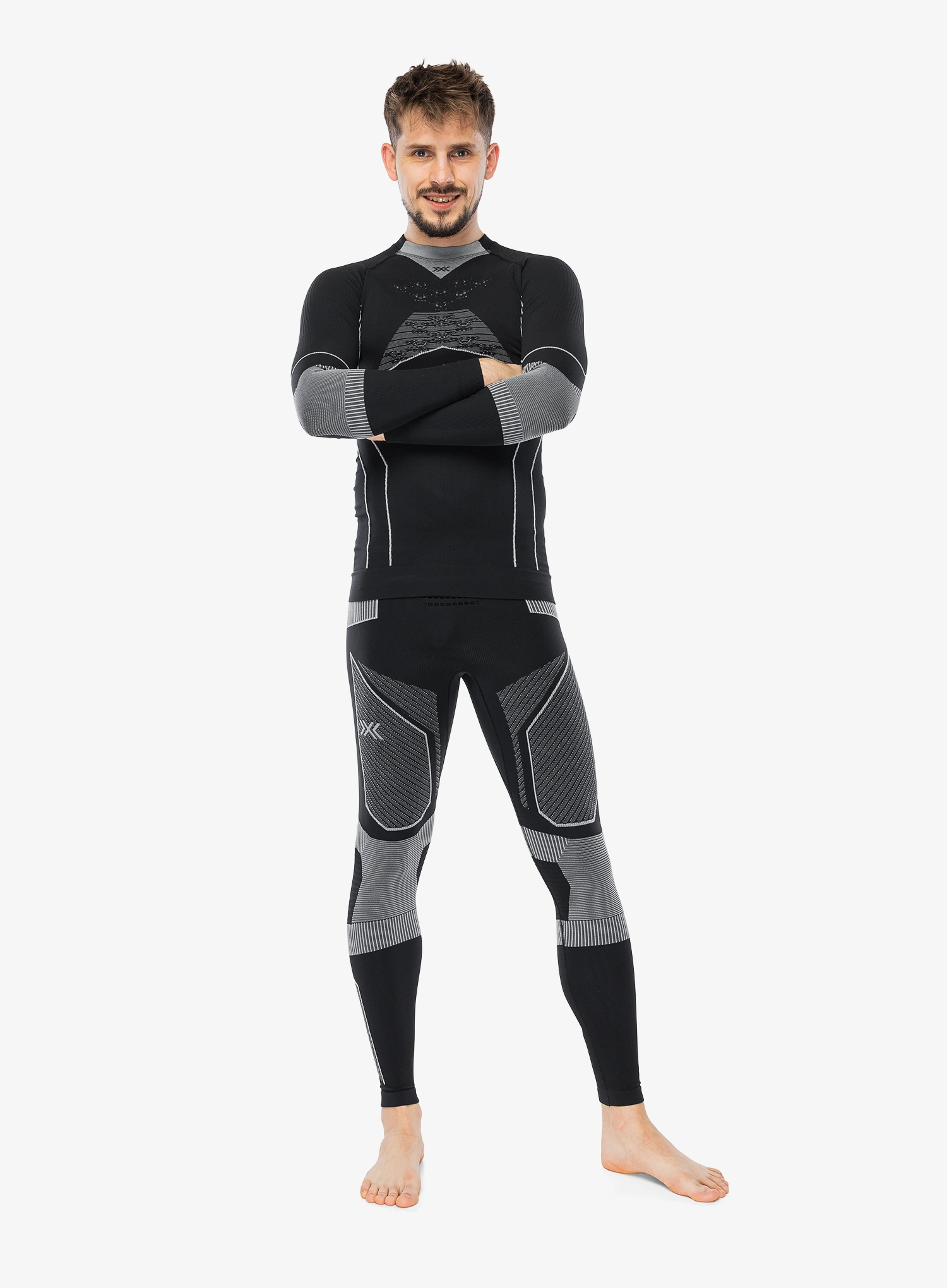 Funkční mikina X-Bionic Energy Accumulator Light Shirt LS - x black/light grey