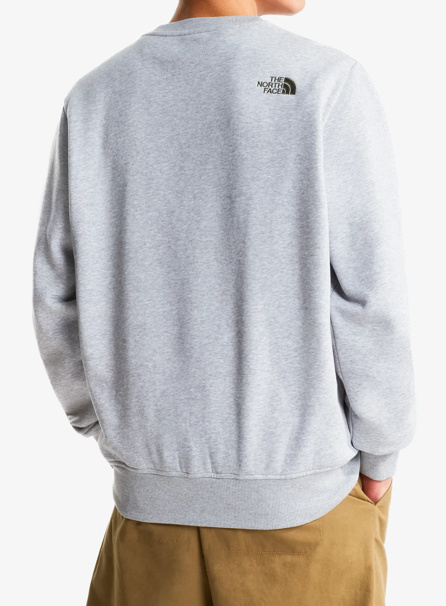 Mikina The North Face Drew Peak Crew - grey heather/taupe