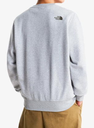 Mikina The North Face Drew Peak Crew - grey heather/taupe