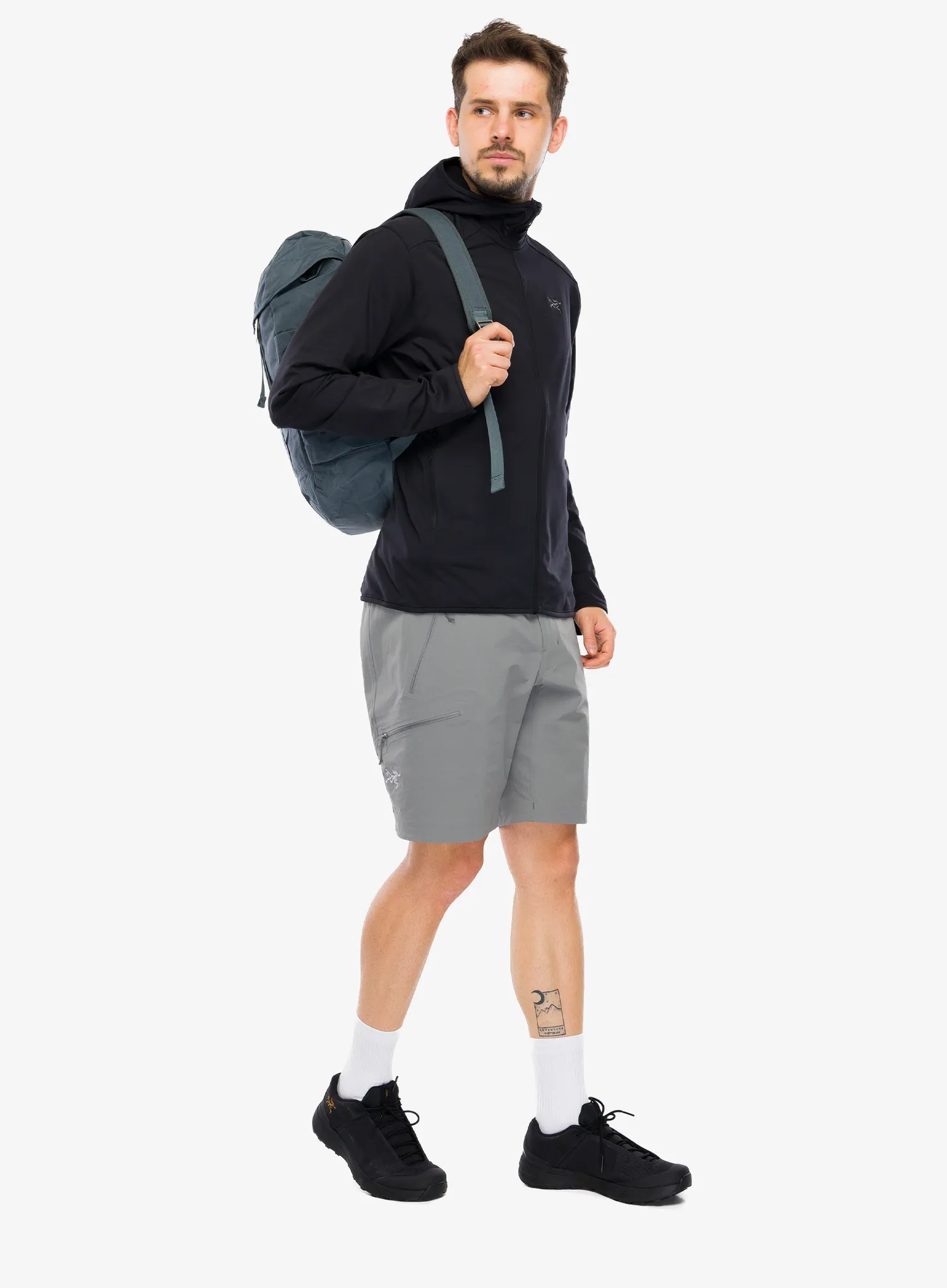 Outdoorova mikina Arcteryx Kyanite Lightweight Hoody - black