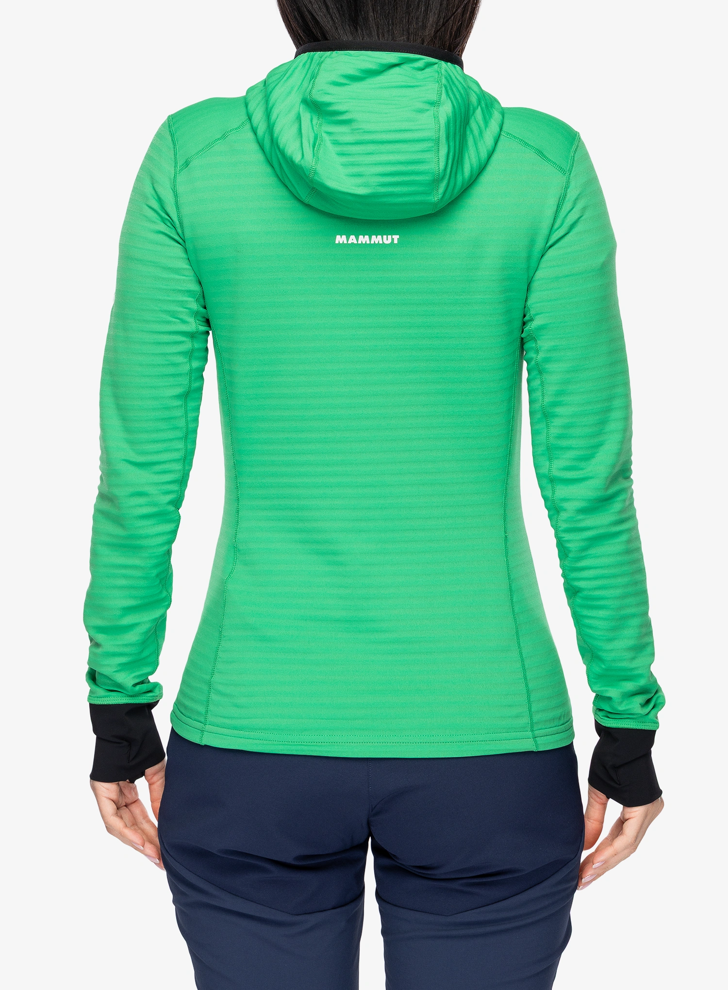 Outdoor mikina dámská Mammut Taiss Light ML Hooded Jacket - pinea/black