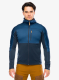 Outdoorova mikina Fjallraven Abisko Trail Fleece - indigo blue/dark navy