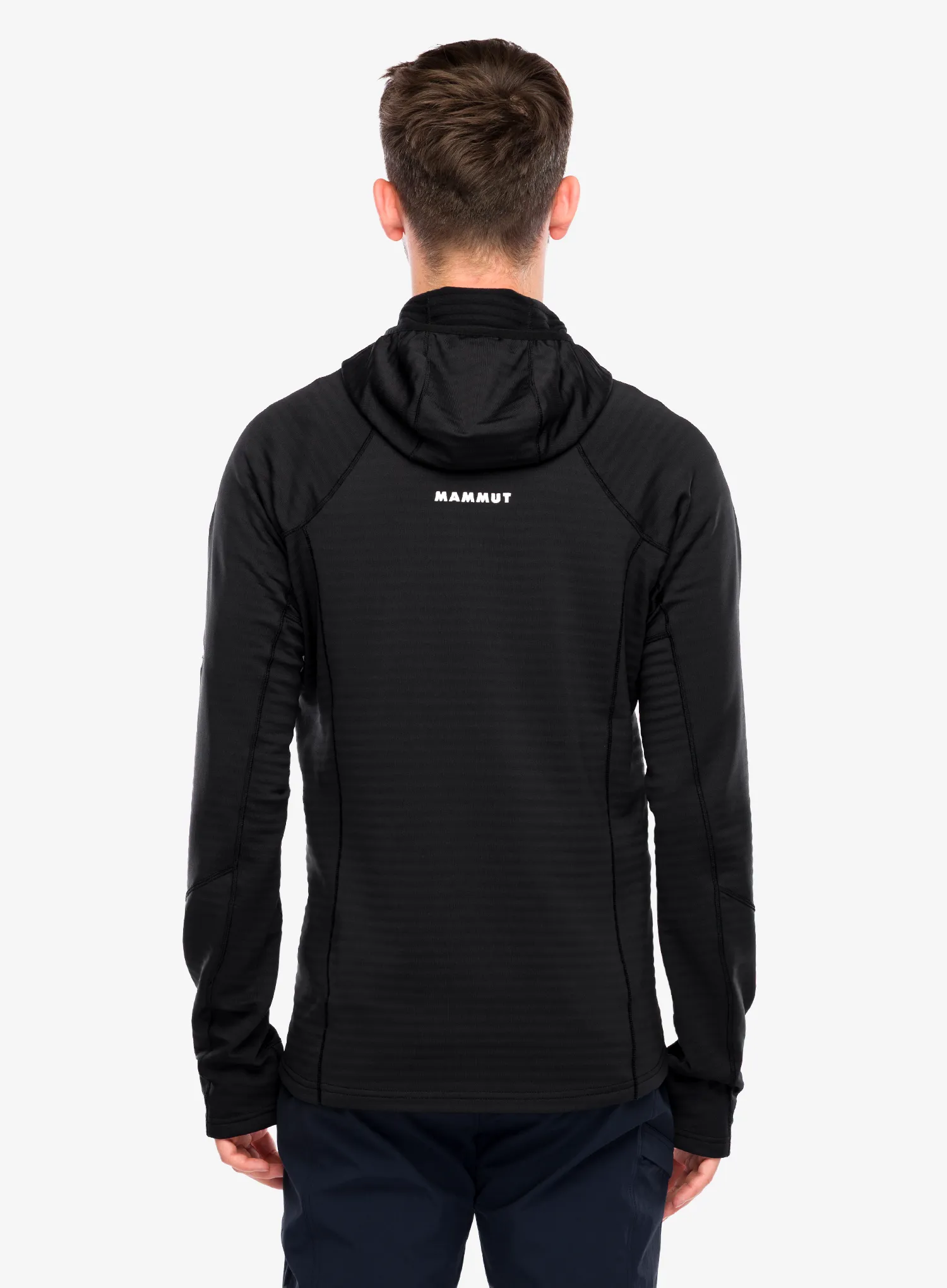 Outdoorova mikina Mammut Taiss ML Hooded Jacket - black
