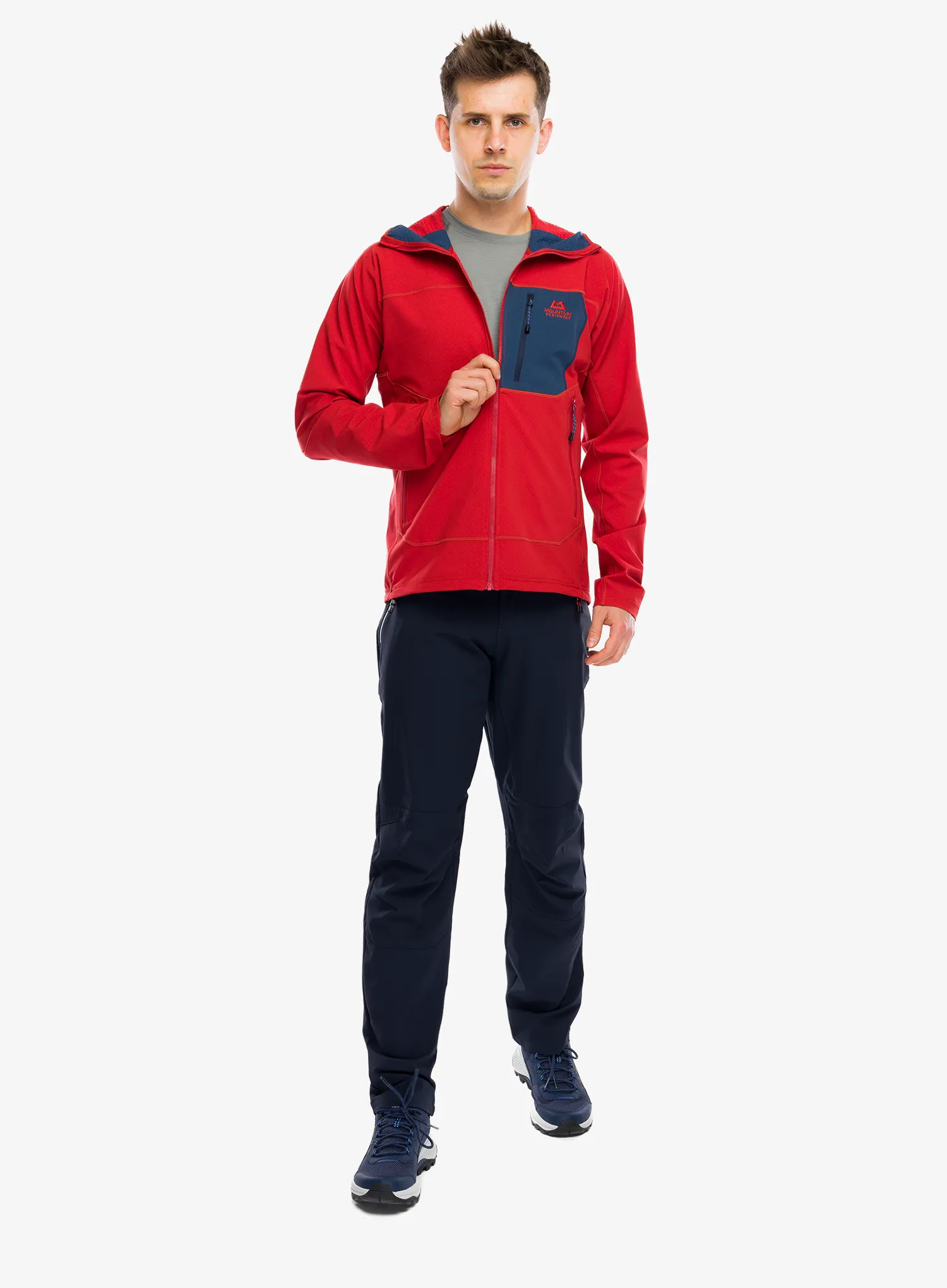 Outdoorova mikina Mountain Equipment Arrow Hooded Jacket - dusk/redrock