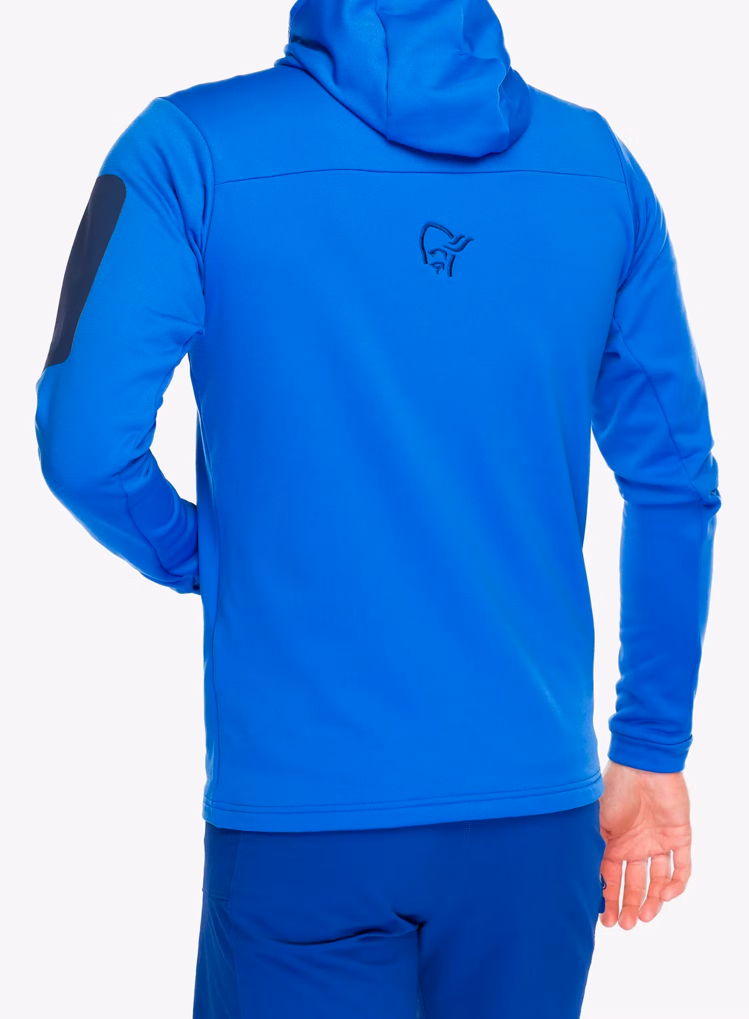 Outdoorova mikina Norrona Falketind Warm2 Stretch Hood - skydiver
