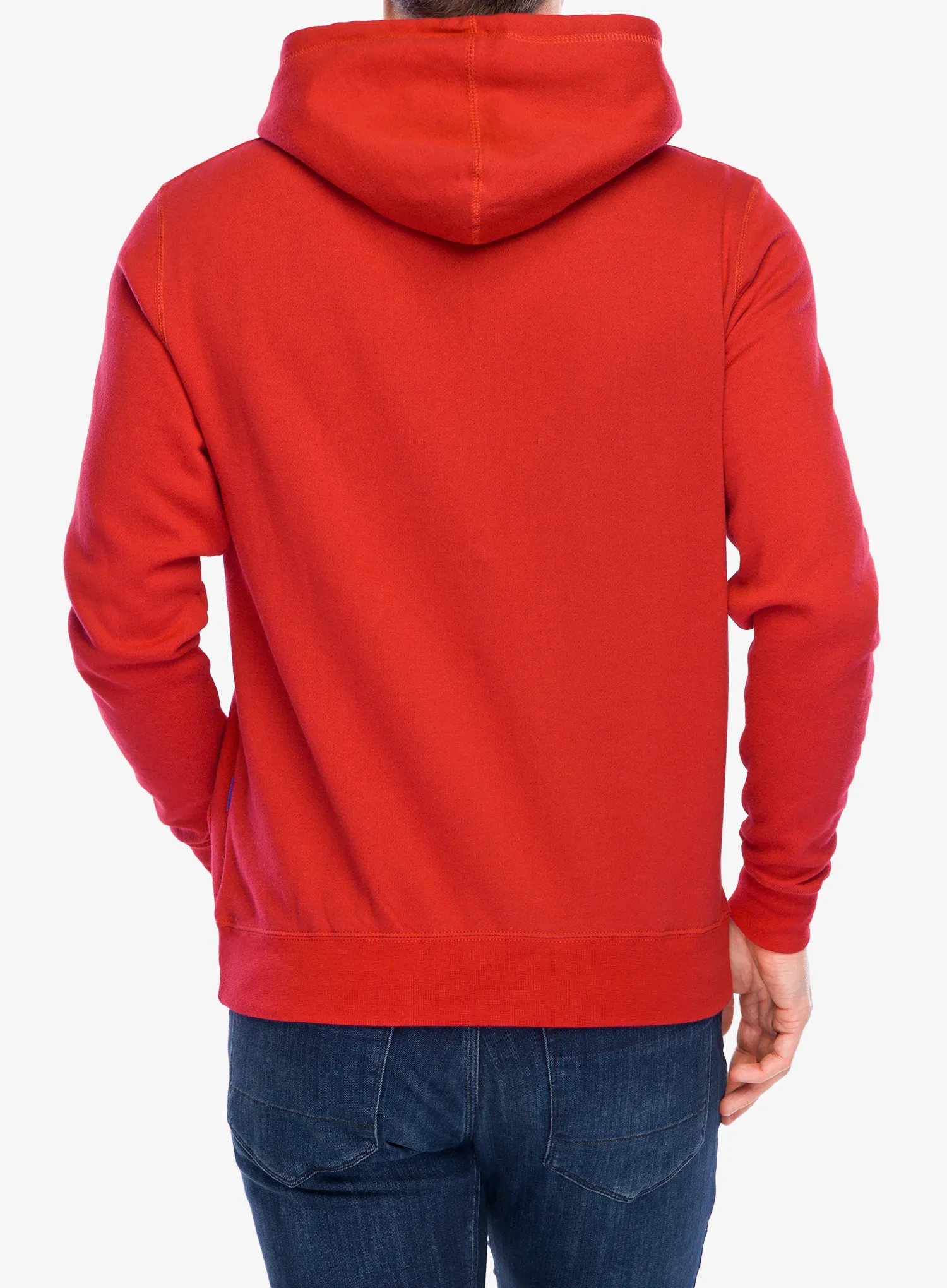 Mikina s kapucí 100% Icon Hoodie - deep red