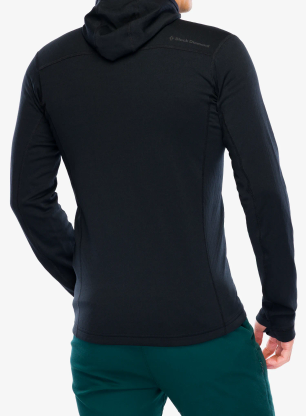 Mikina s kapucí Black Diamond Coefficient Fleece Hoody - black