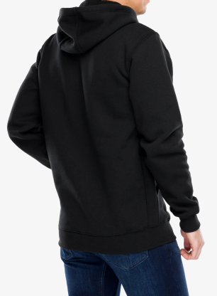 Mikina s kapucí Carhartt Signature Logo Sweatshirt - black