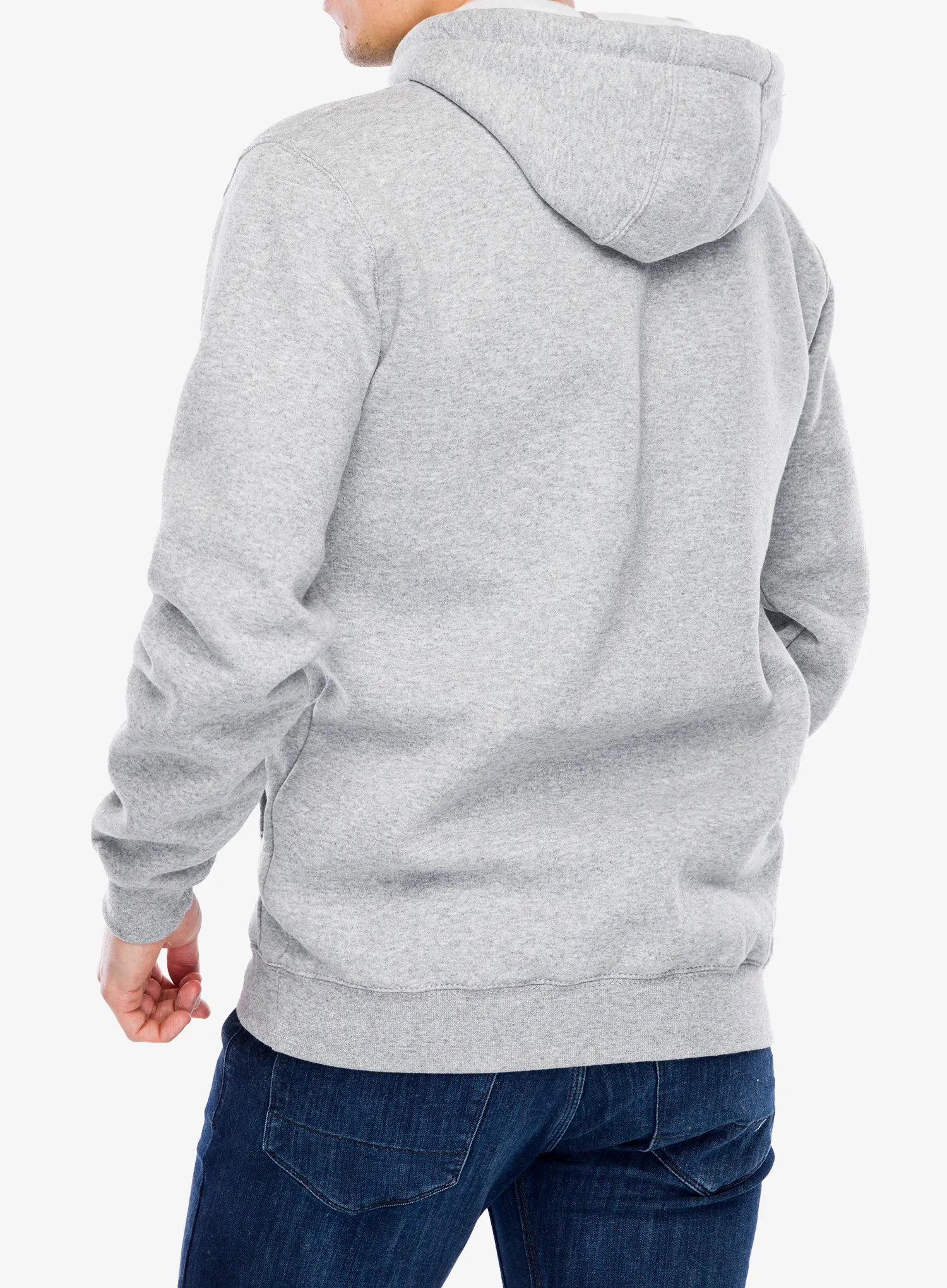 Mikina s kapucí Carhartt Signature Logo Sweatshirt - heather grey