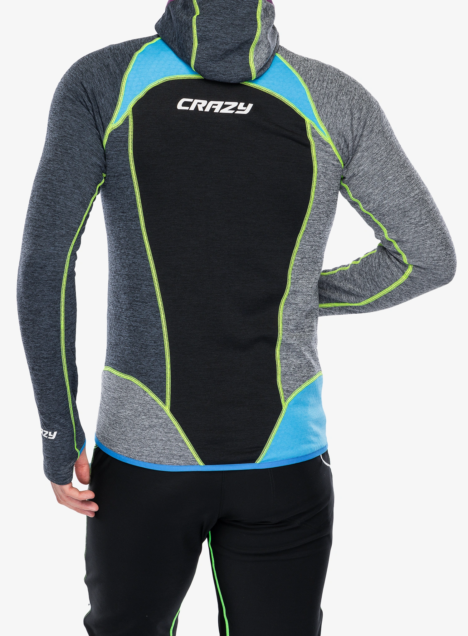 Mikina s kapucí Crazy Pull Resolution  - energy/black