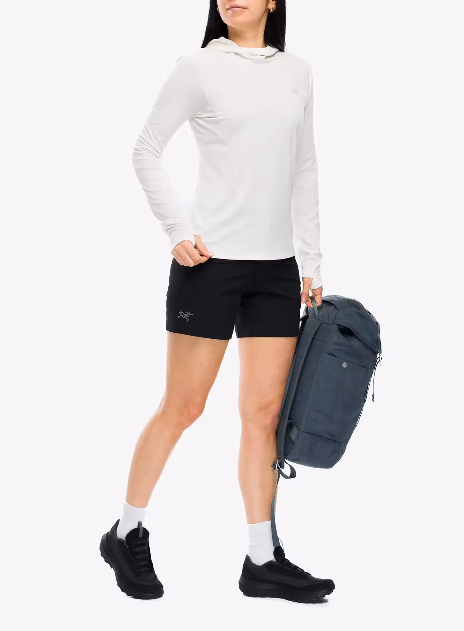Dámská mikina s kapucí Arcteryx Sunna Hoody - arctic silk