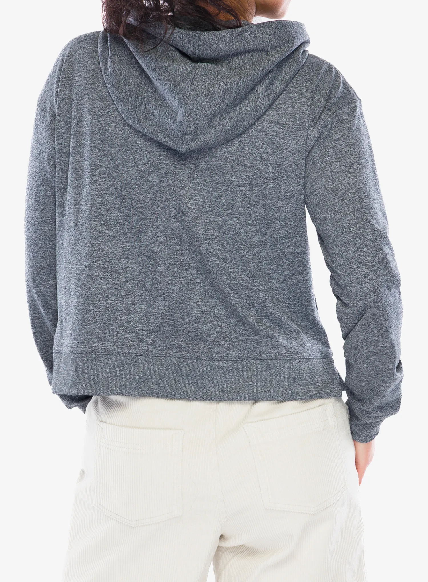 Dámská mikina s kapucí Black Diamond Circuit Midlayer Hoody - anthracite
