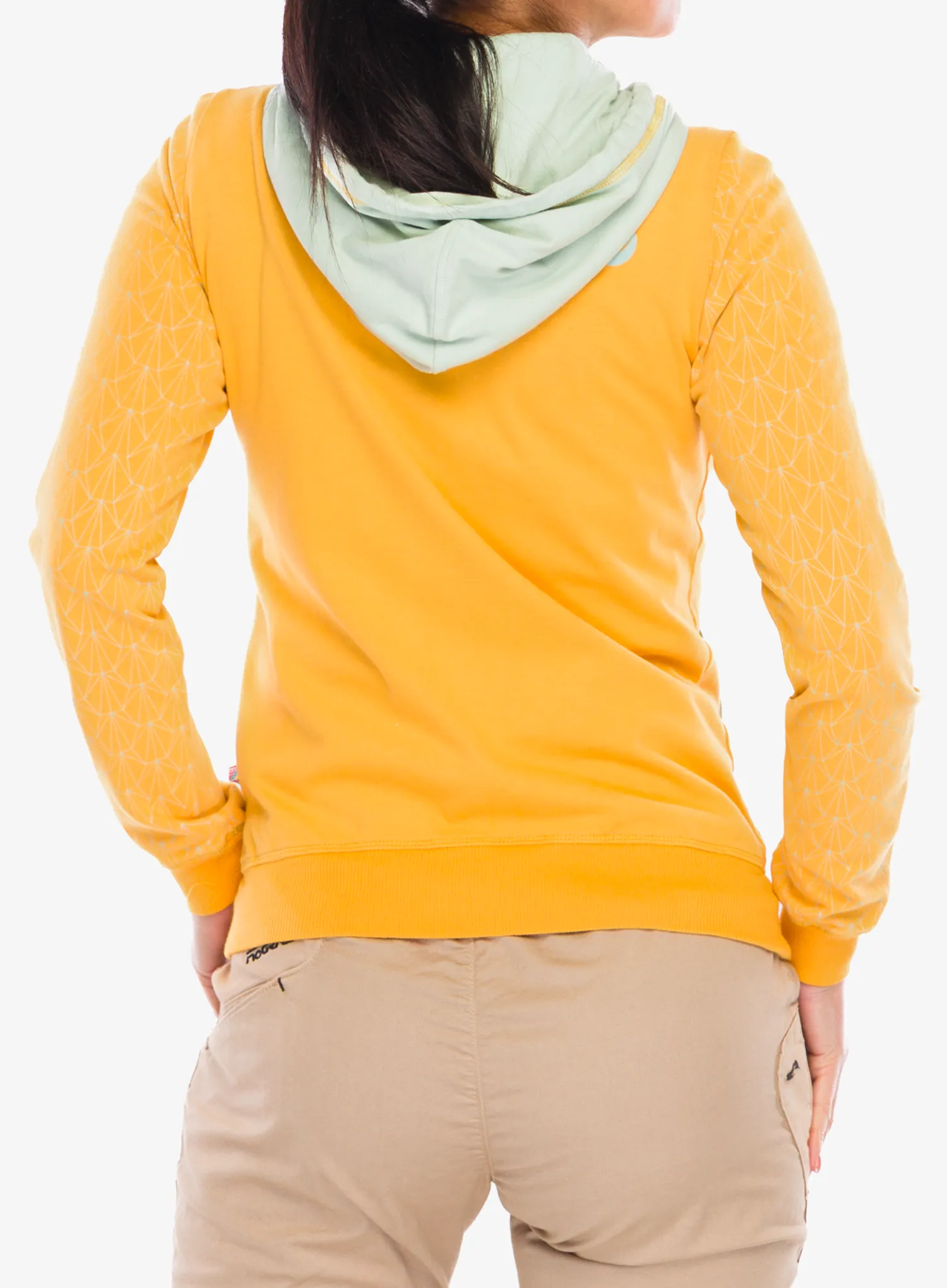 Dámská mikina s kapucí Edelrid Bege Zip Hoody  - plantain