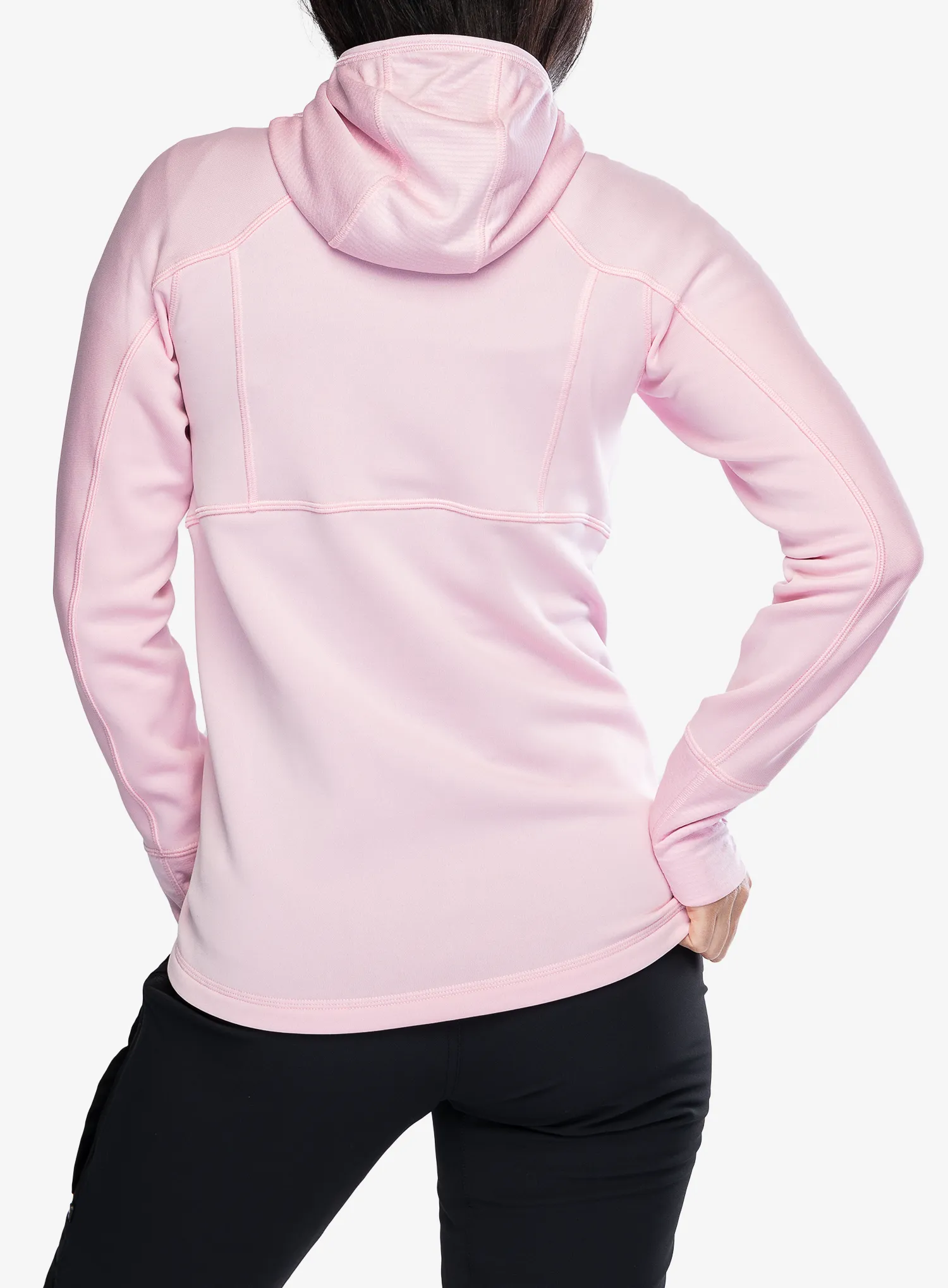 Dámská mikina s kapucí Haglofs Betula Hood - fresh pink