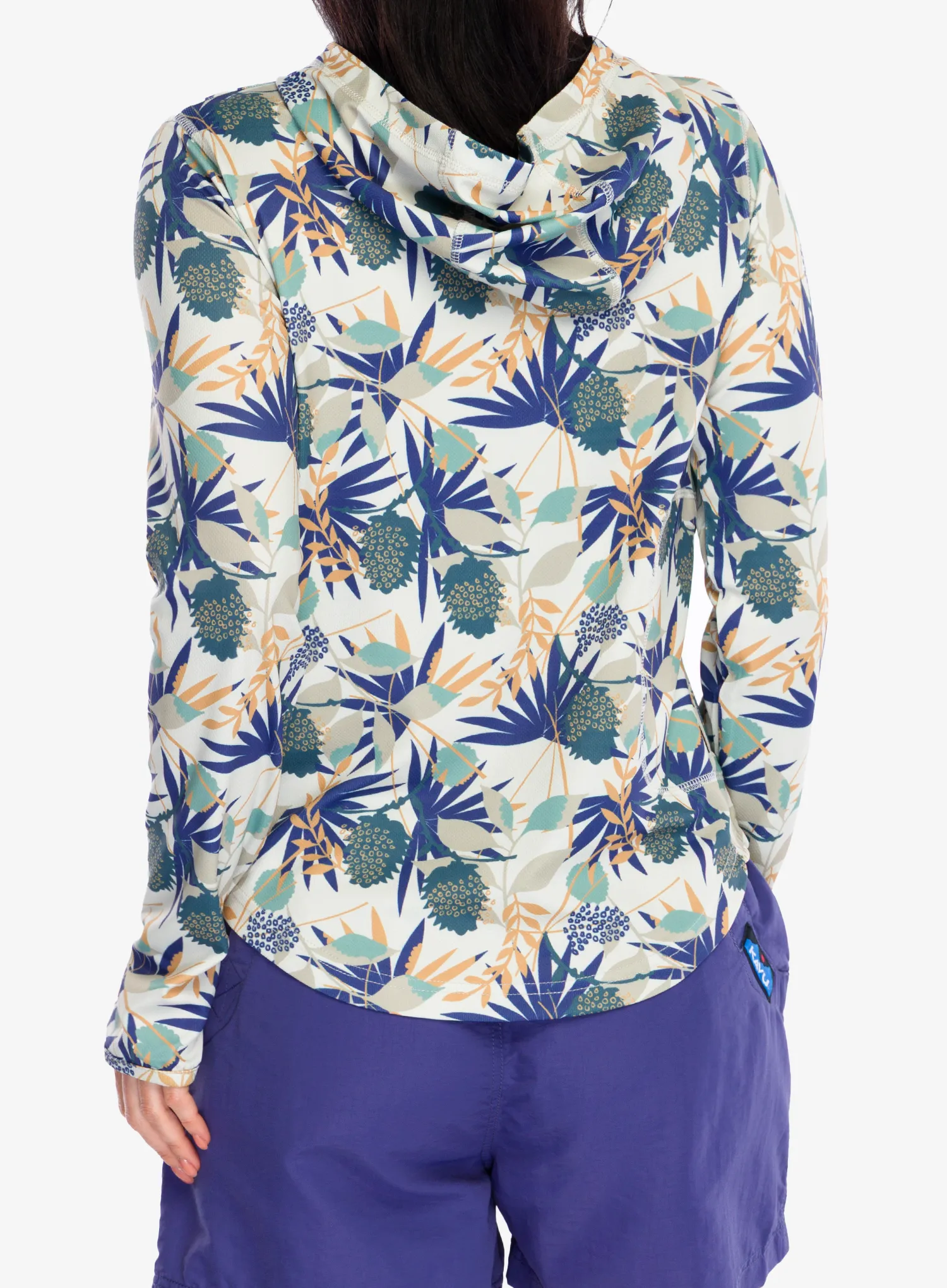 Dámská mikina s kapucí Kavu Sunshade Hoodie - paradise palm