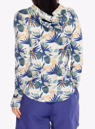 Dámská mikina s kapucí Kavu Sunshade Hoodie - paradise palm