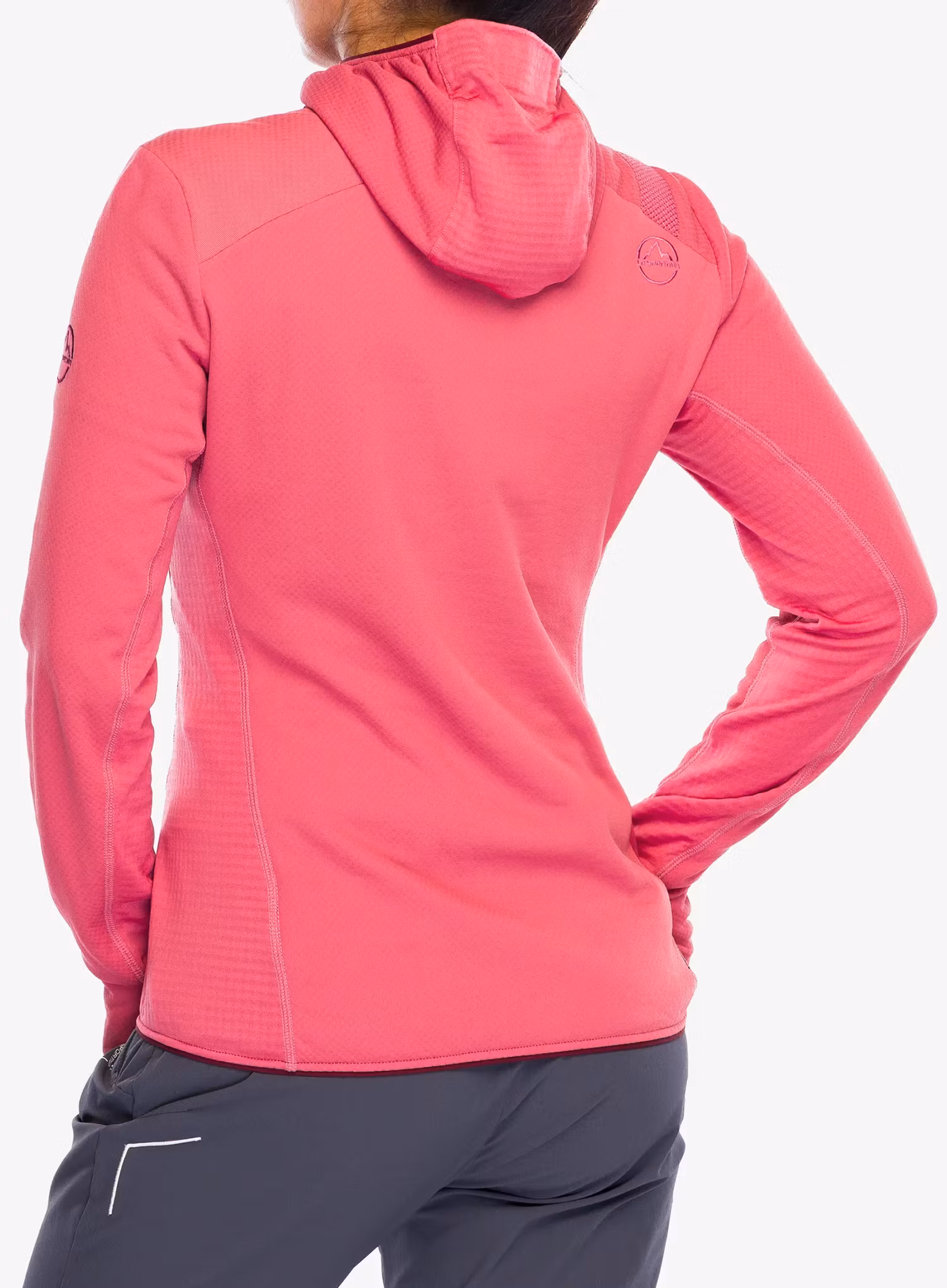 Dámská mikina s kapucí La Sportiva Big Wall Pullover Hoody - rosebay