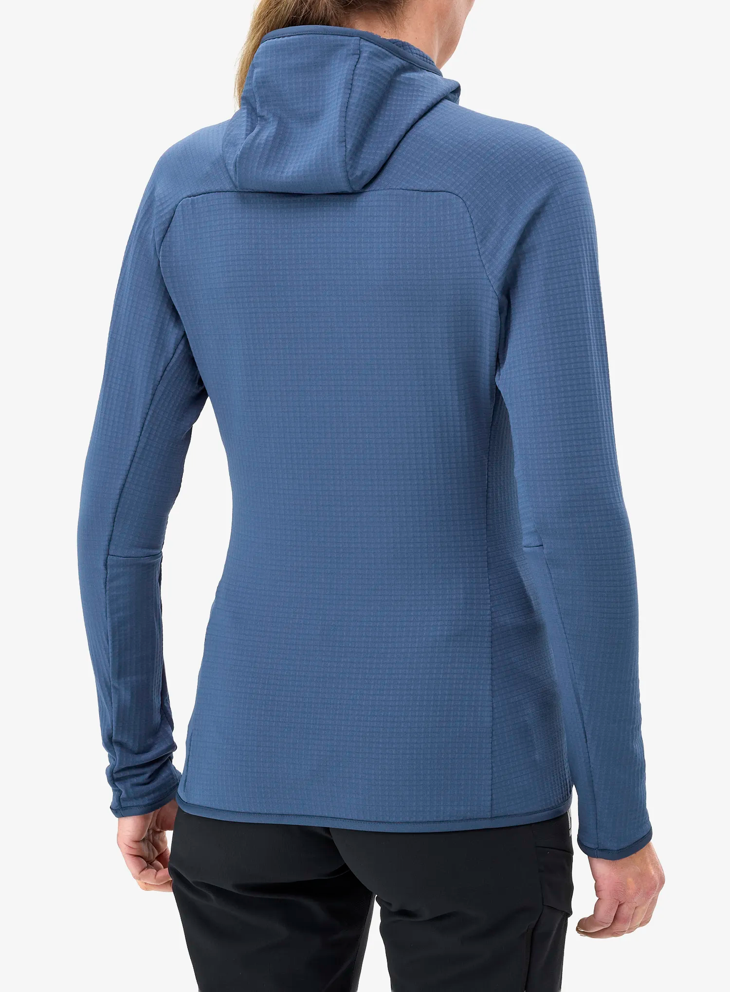 Dámská mikina s kapucí Millet Fusion Grid Hoodie - dark denim