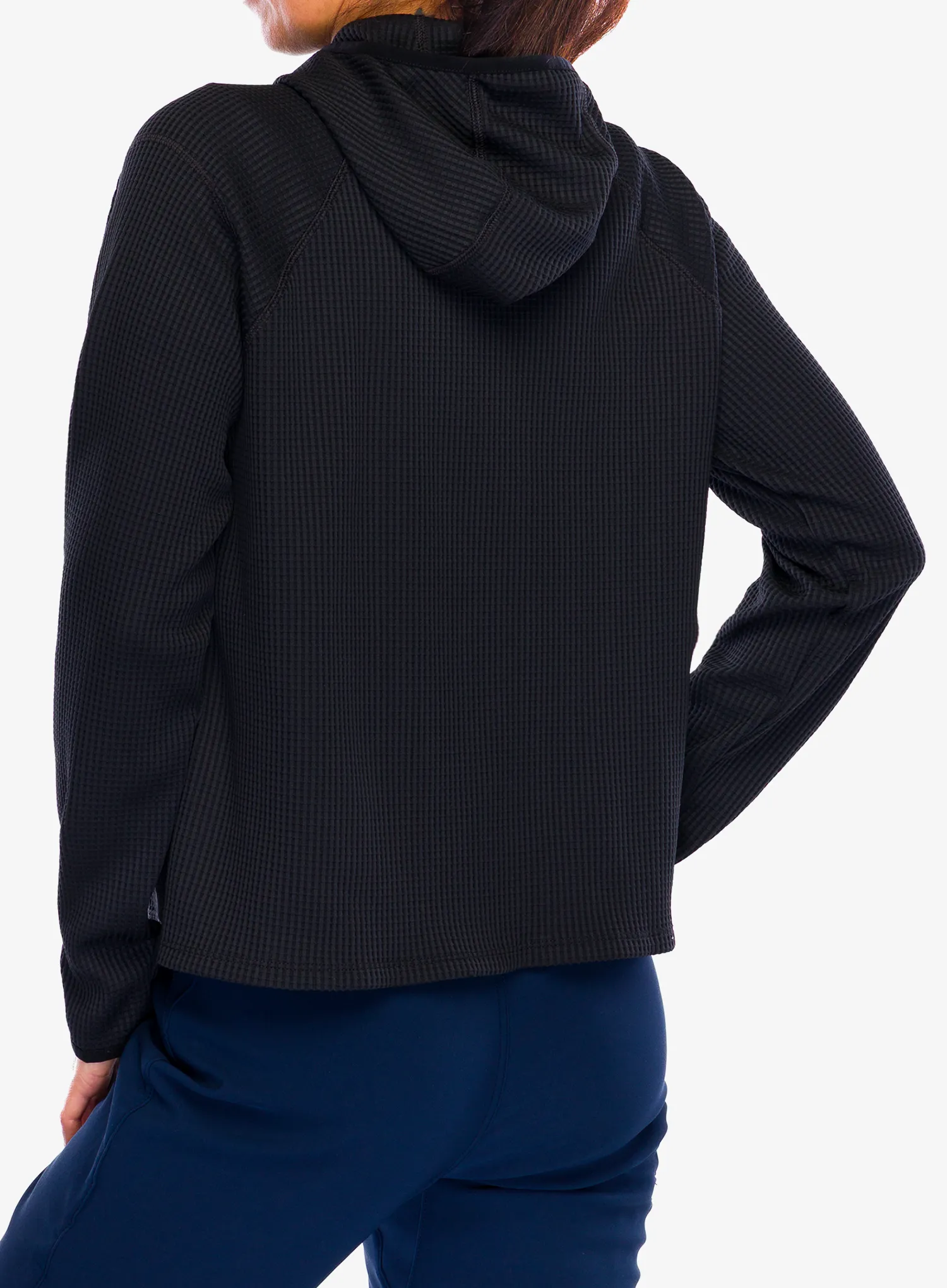 Dámská mikina s kapucí Odlo Cubic Mid Layer Hoody - black