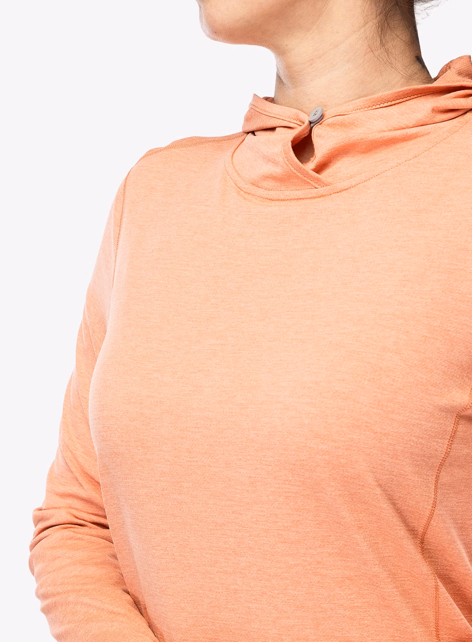 Dámská mikina s kapucí Patagonia Cap Cool Sun Hoody - m.melon/peach sherbet x-dye