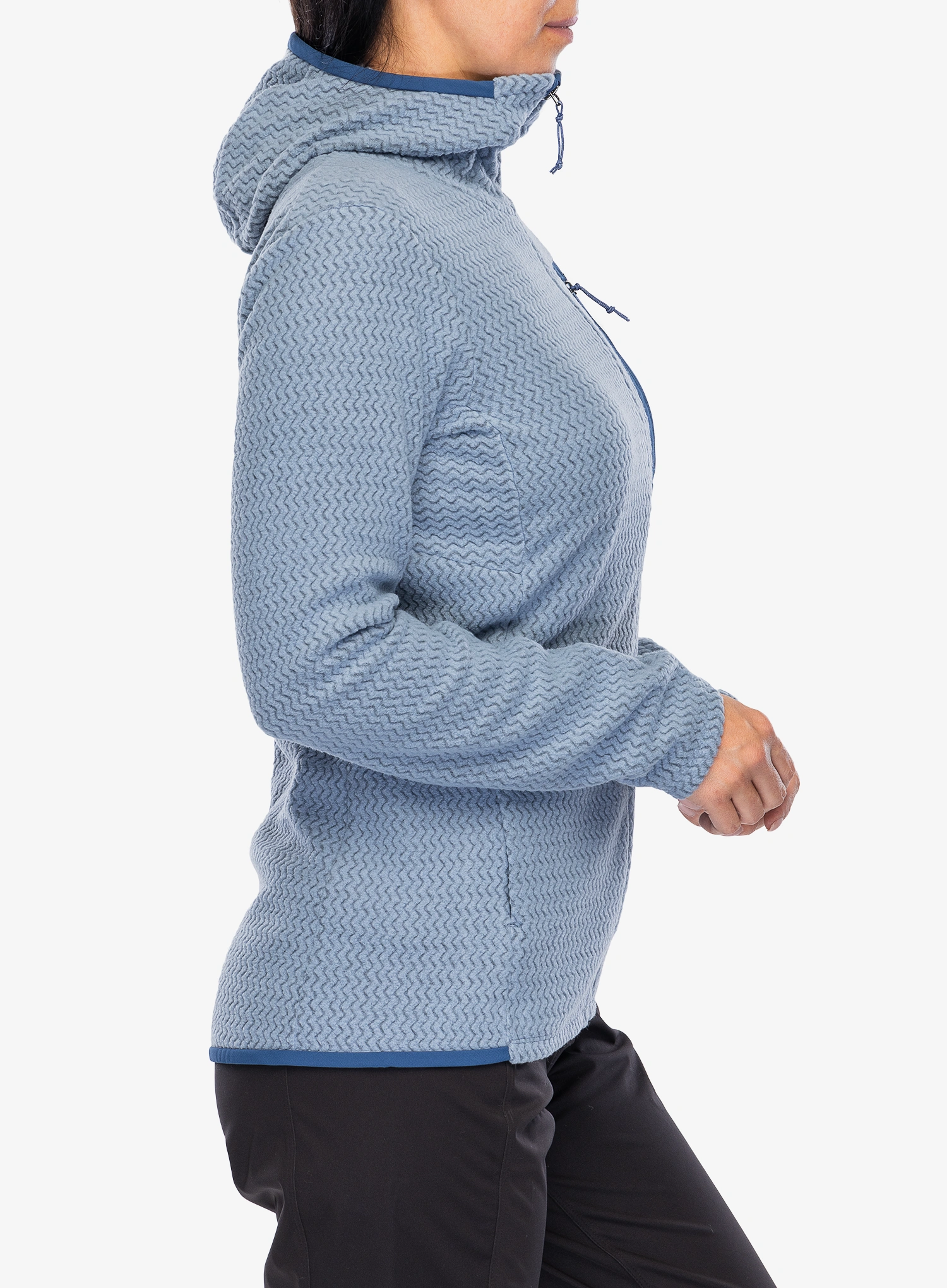 Dámská mikina s kapucí Patagonia R1 Air Full-Zip Hoody - barnacle blue