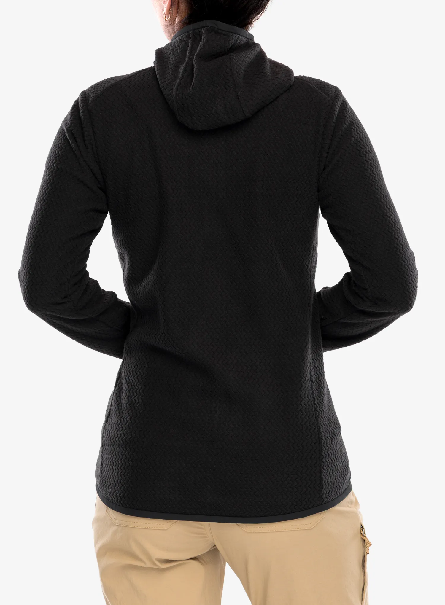 Dámská mikina s kapucí Patagonia R1 Air Full-Zip Hoody - black