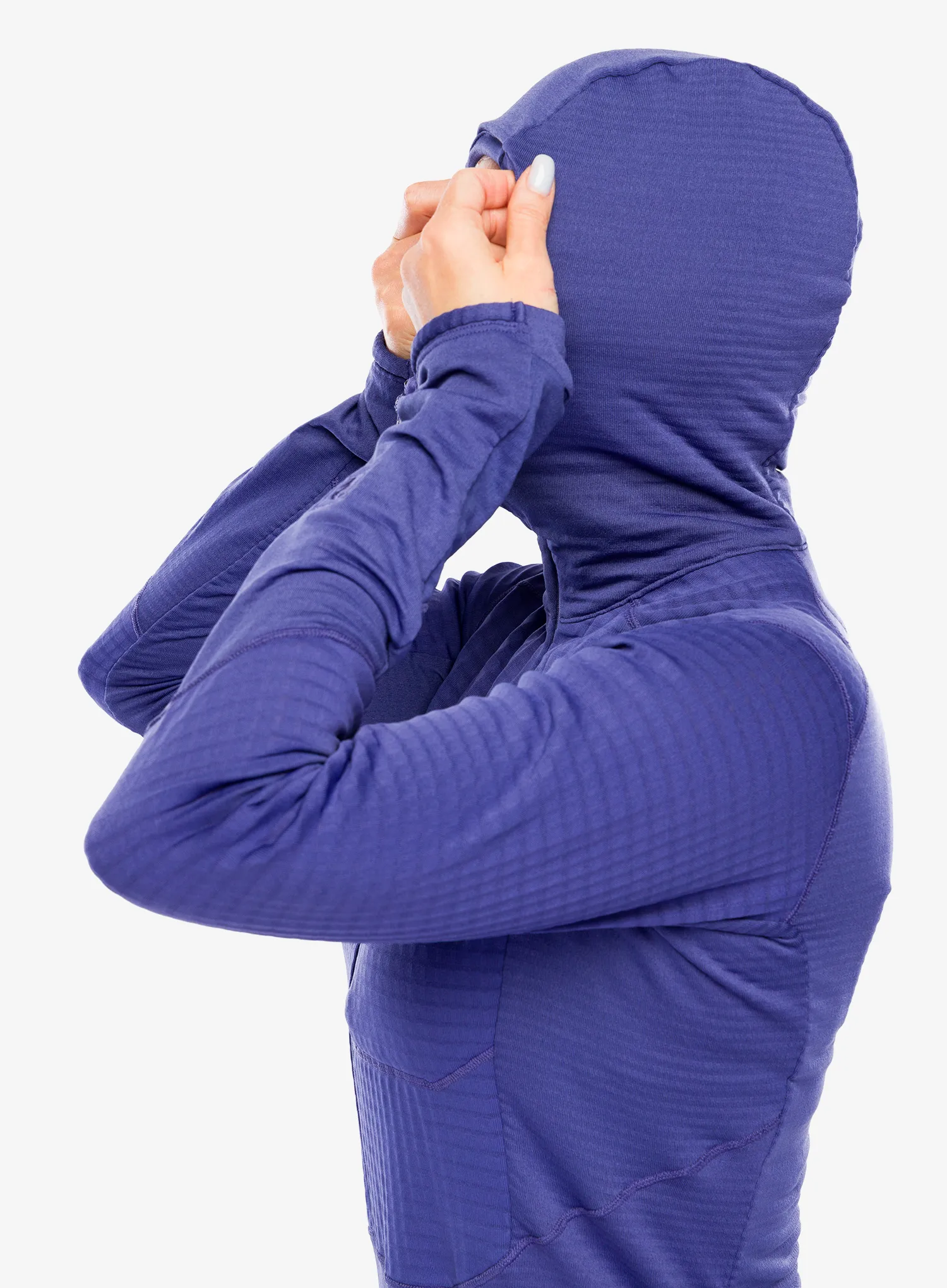 Dámská mikina s kapucí Patagonia R1 P/O Hoody - solstice purple