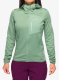 Dámská mikina s kapucí Rab Ascendor Hoody - dark fig green