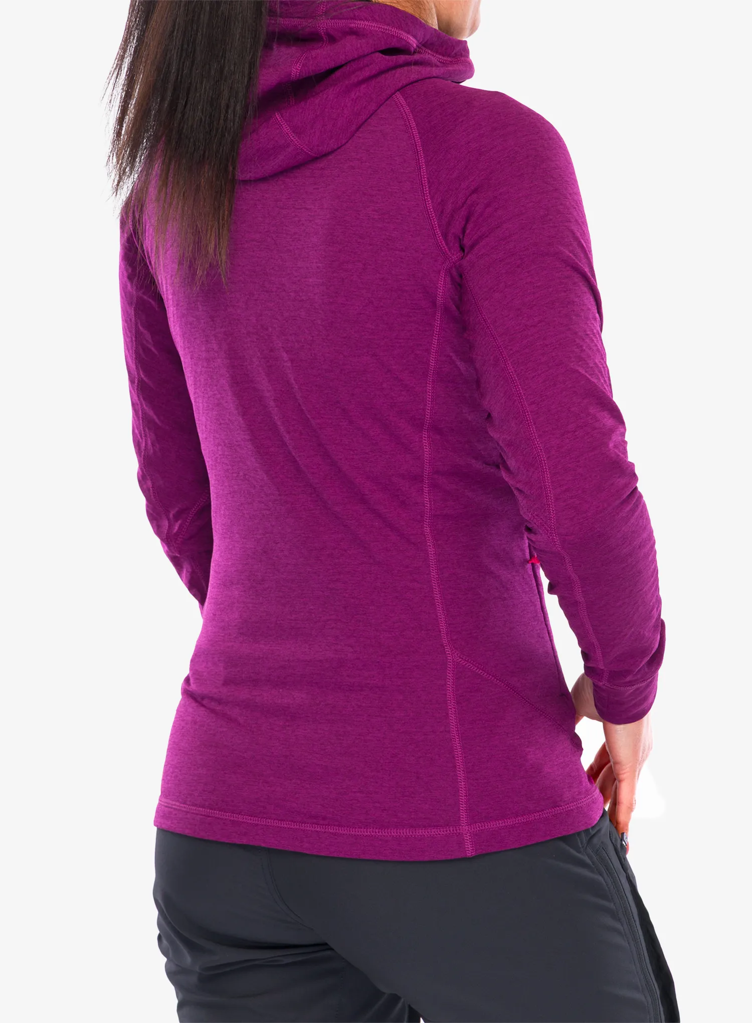 Dámská mikina s kapucí Rab Nexus Hoody - mulberry