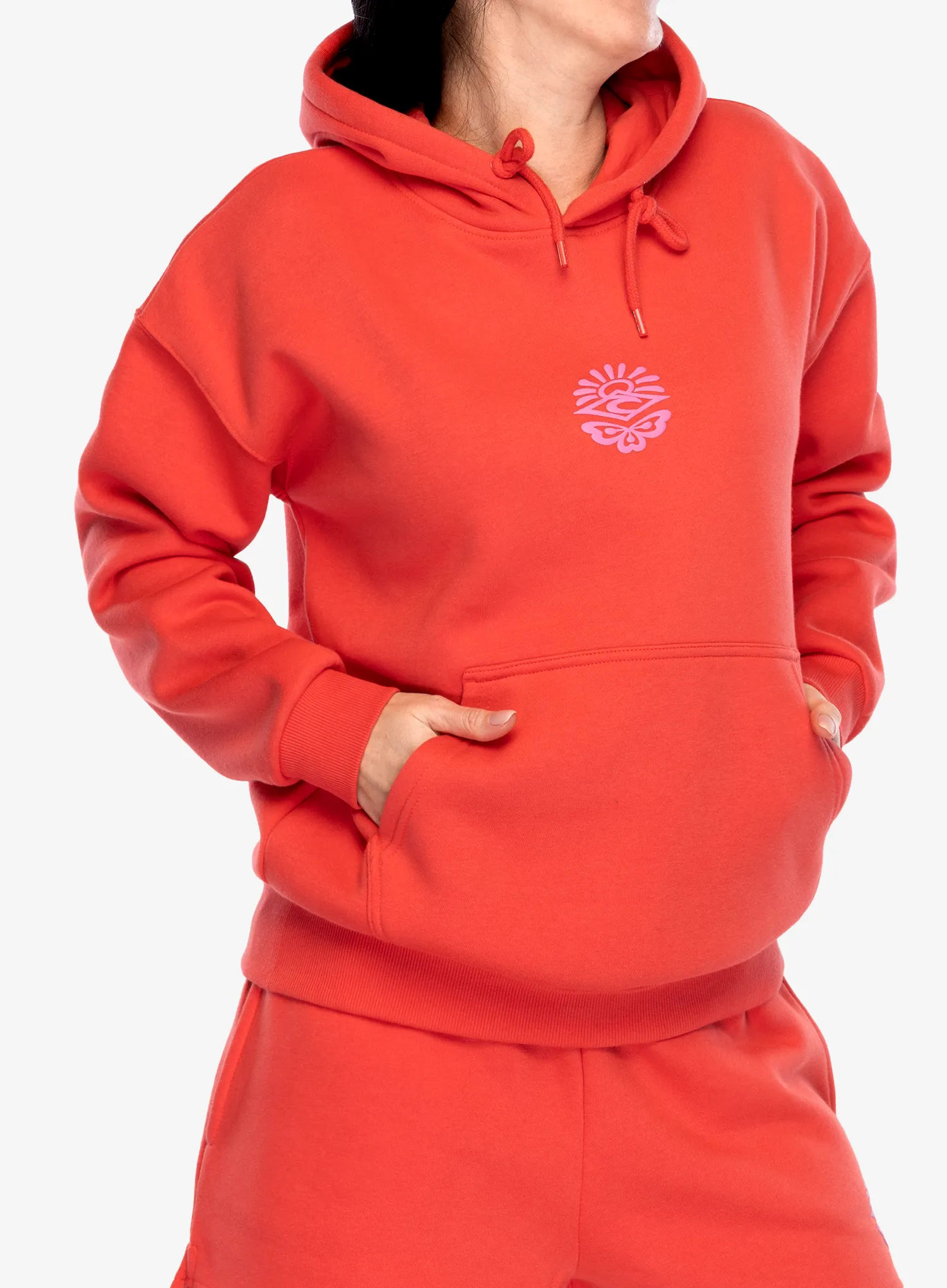 Dámská mikina s kapucí Rip Curl Icons Of Surf Heritage Hood - hibiscus red