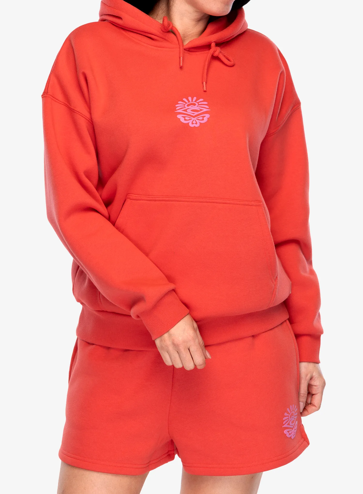 Dámská mikina s kapucí Rip Curl Icons Of Surf Heritage Hood - hibiscus red
