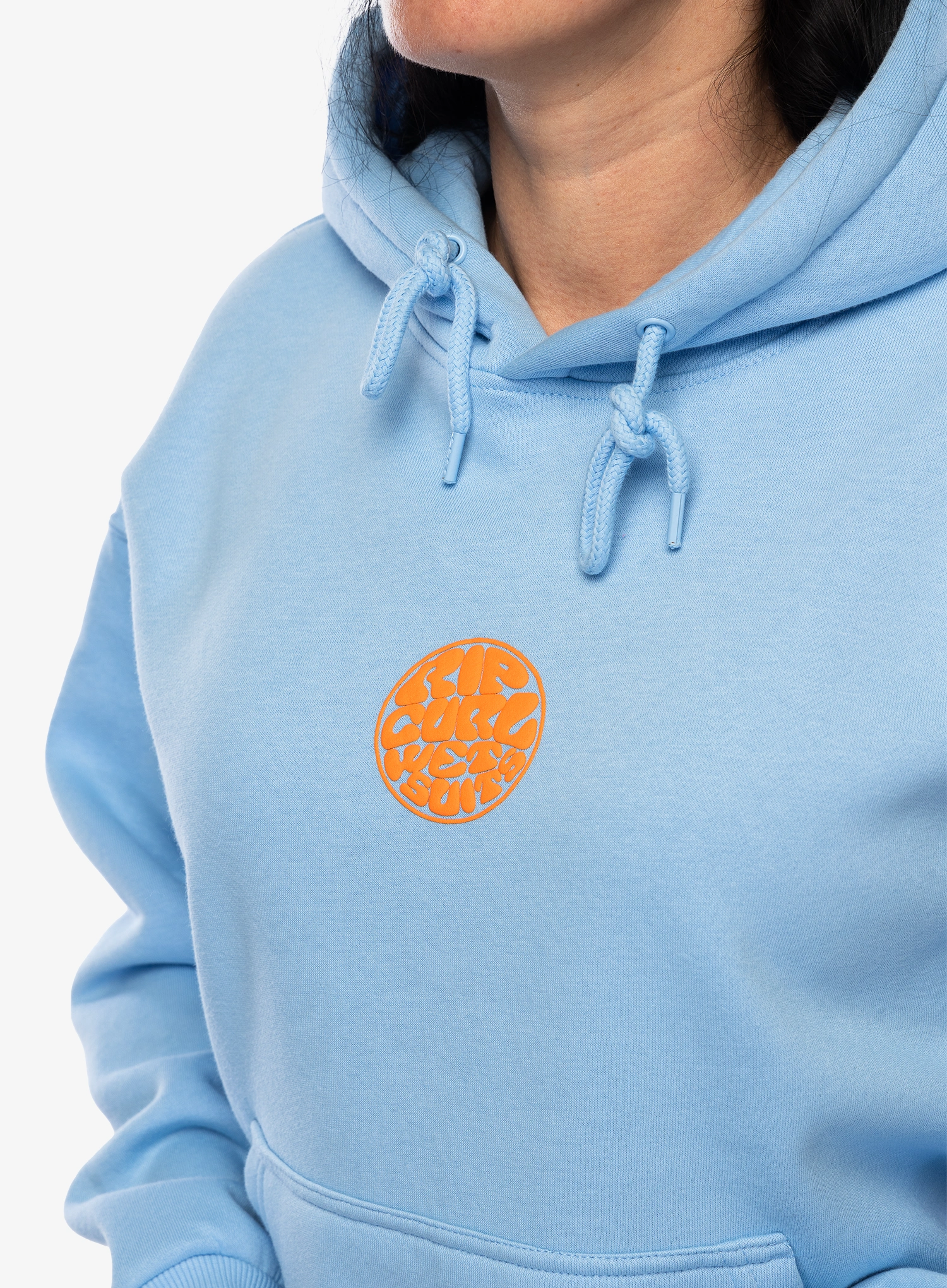Dámská mikina s kapucí Rip Curl Icons Of Surf Heritage Hood - mid blue/orange