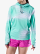 Dámská mikina s kapucí Rossignol Westweg Sun Hoodie - white line fogg