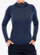 Dámská mikina s kapucí Salomon Essential Lightwarm Hoodie - blue nights