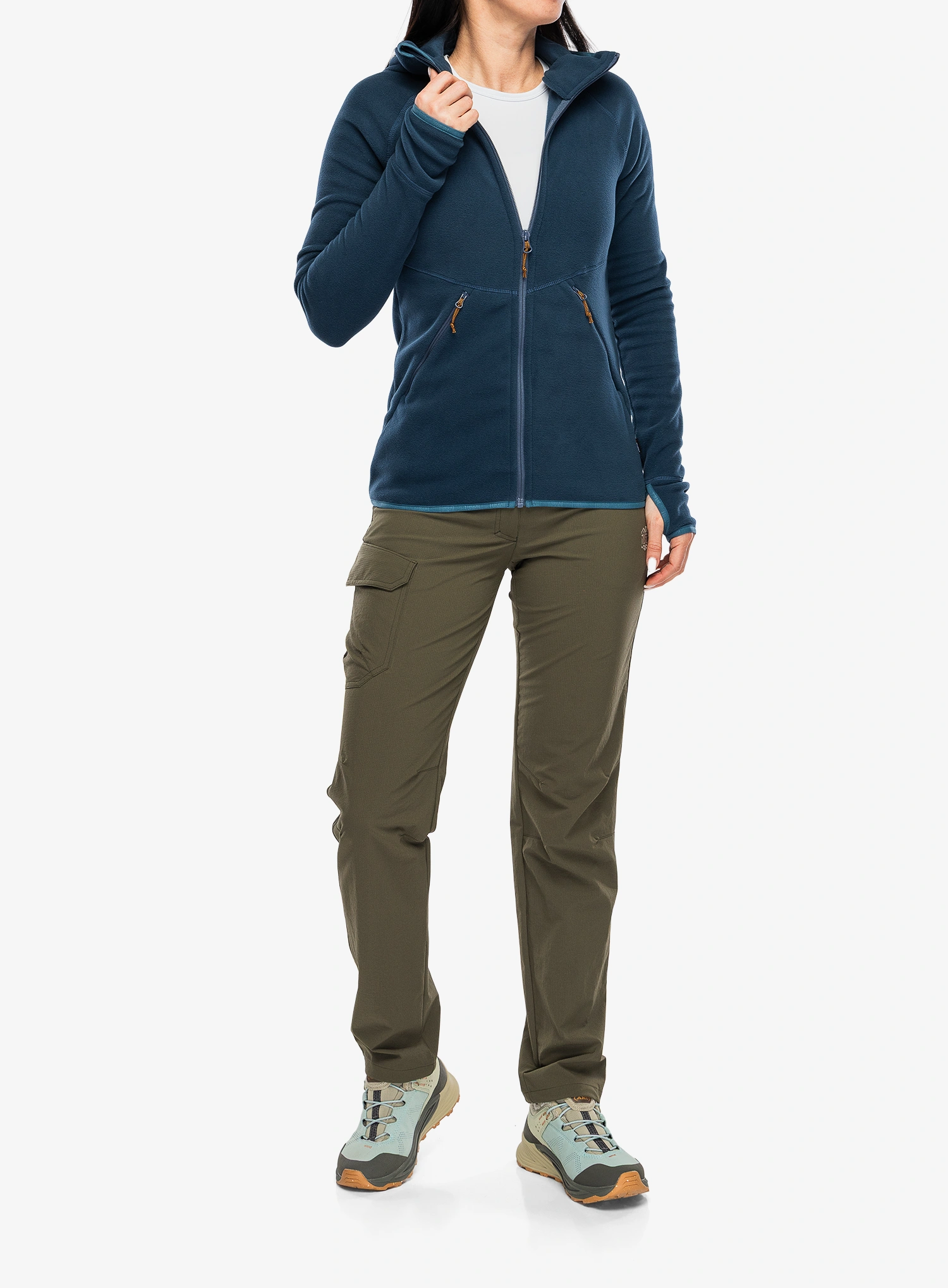 Dámská mikina s kapucí Turbat Annapurna Fleece - midnight navy