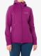 Dámská mikina s kapucí Vaude Idris Fleece Hoody - pink orchid