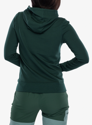 Dámská mikina s kapucí Viking Panaka Hoodie Bamboo - green