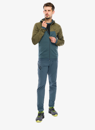 Mikina s kapucí Dynafit Tour Wool Thermal Hoody - military green