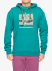 Mikina s kapucí E9 Hood - cerulean